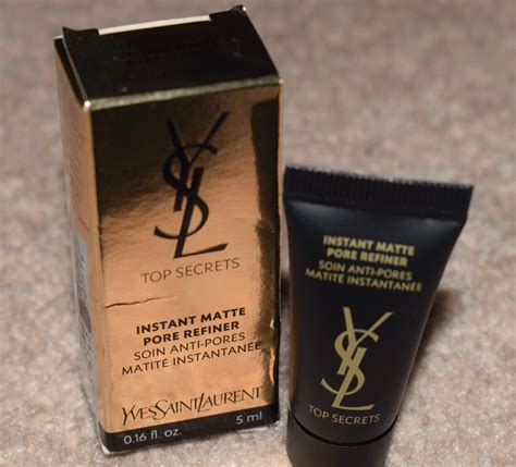 yves saint laurent top secrets pore refiner|Yves Saint Laurent Top Secrets Instant Matte Pore Refiner, 0.5 .